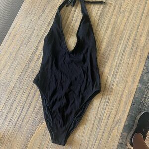 Aerie Black One-Piece Swimsuit